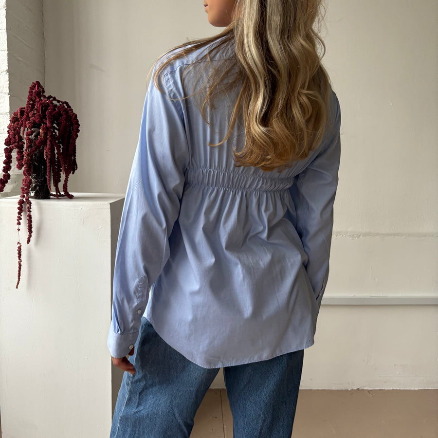 SKY BLUE ELASTIC SHIRT
