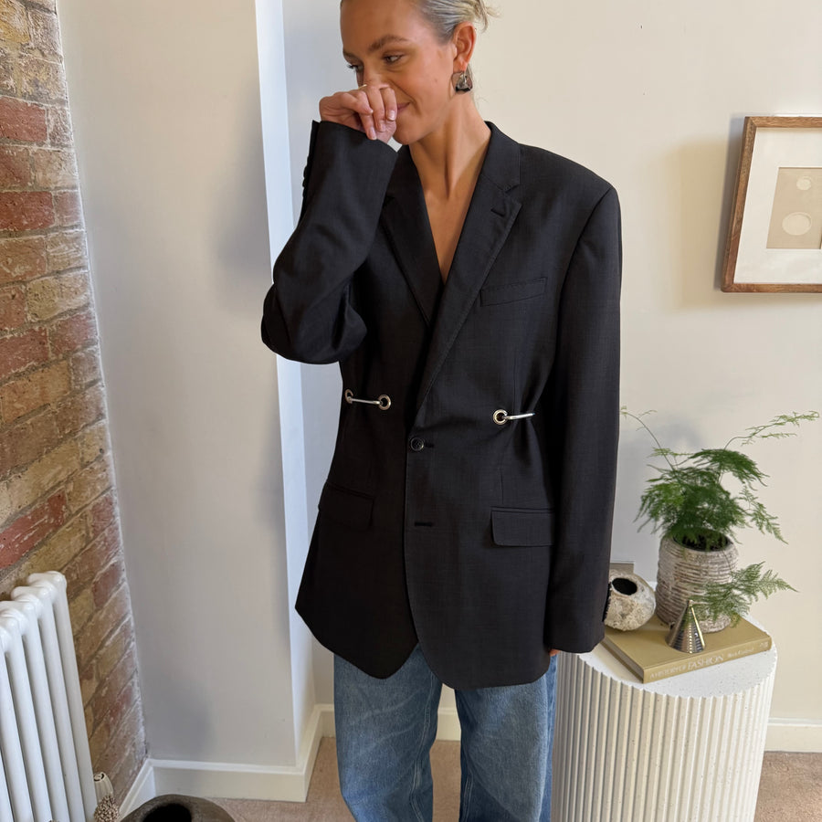 DARK GREY HARDWARE FRONT BLAZER