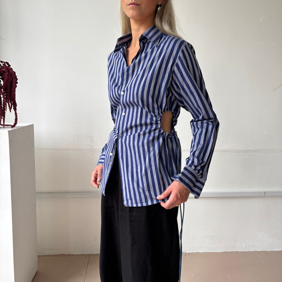 PARASOL STRIPE CINCH SHIRT