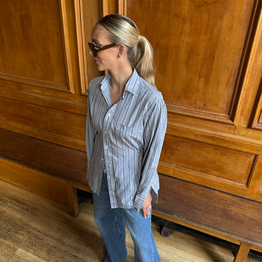 GREY STRIPE SHIRT
