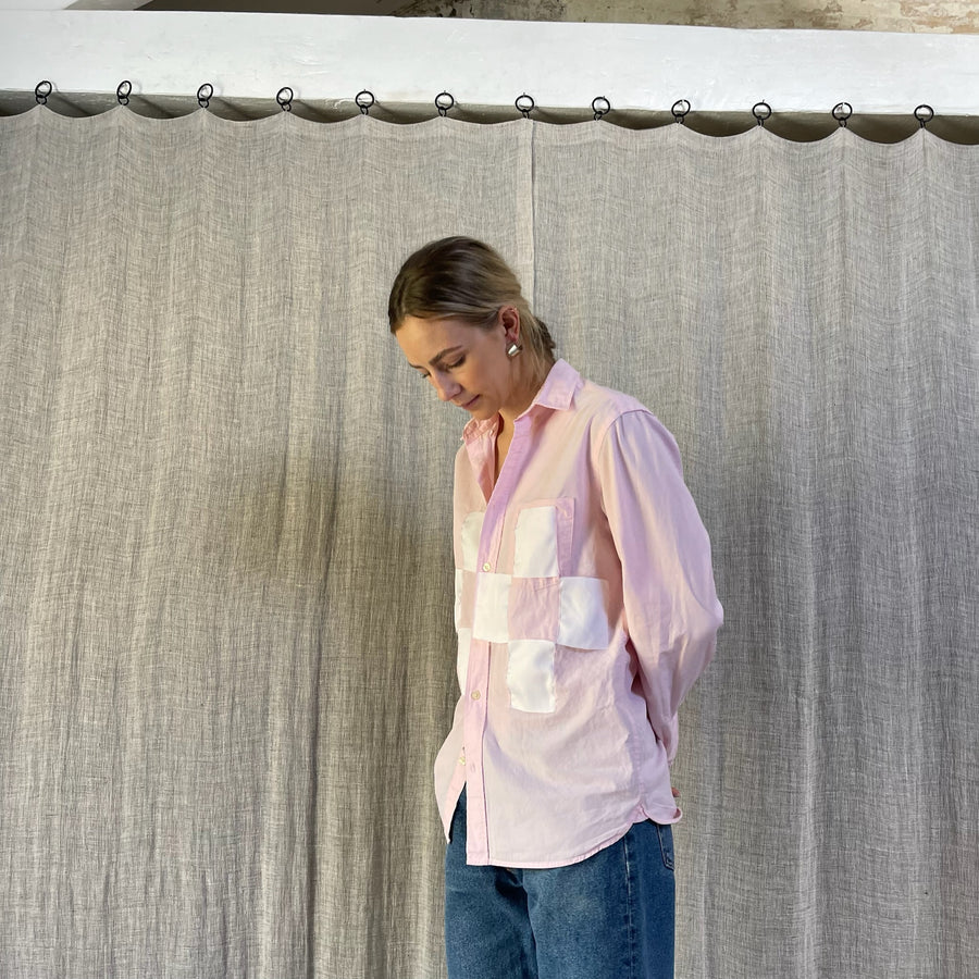 PINK WOVEN SHIRT