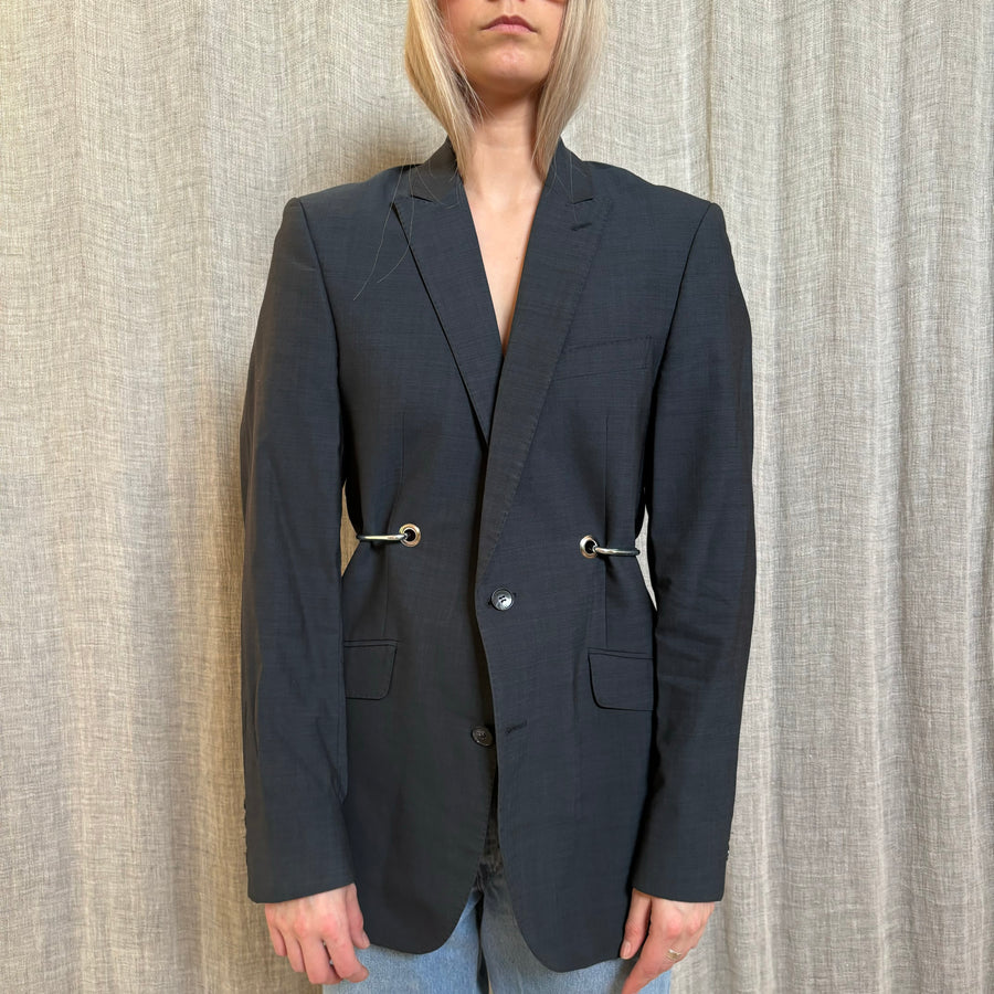 NAVY HARDWARE FRONT BLAZER