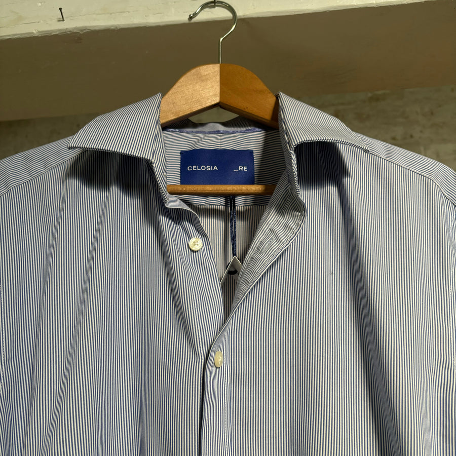 BLUE PINSTRIPE CINCH SHIRT