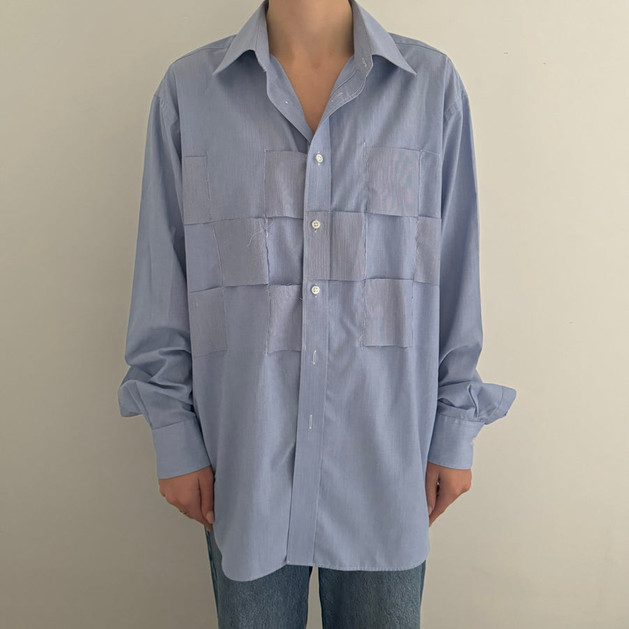 BLUE WOVEN SHIRT NO:2