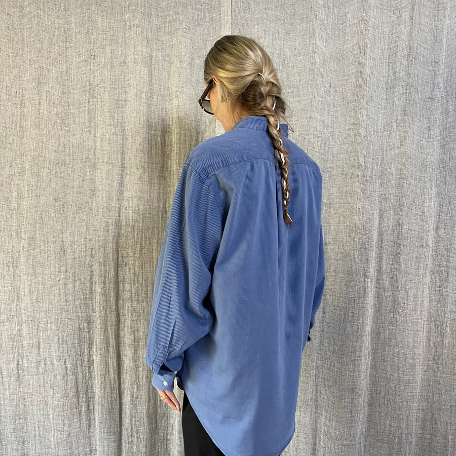 RELAXED BLUE SIMPLE SHIRT