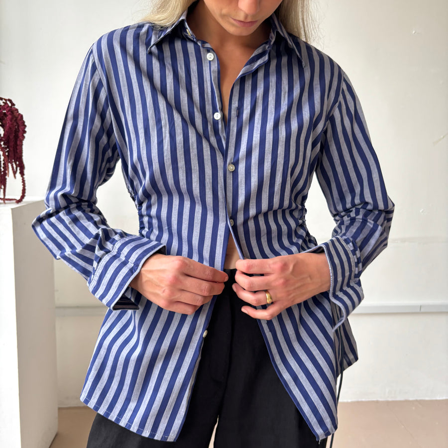 PARASOL STRIPE CINCH SHIRT