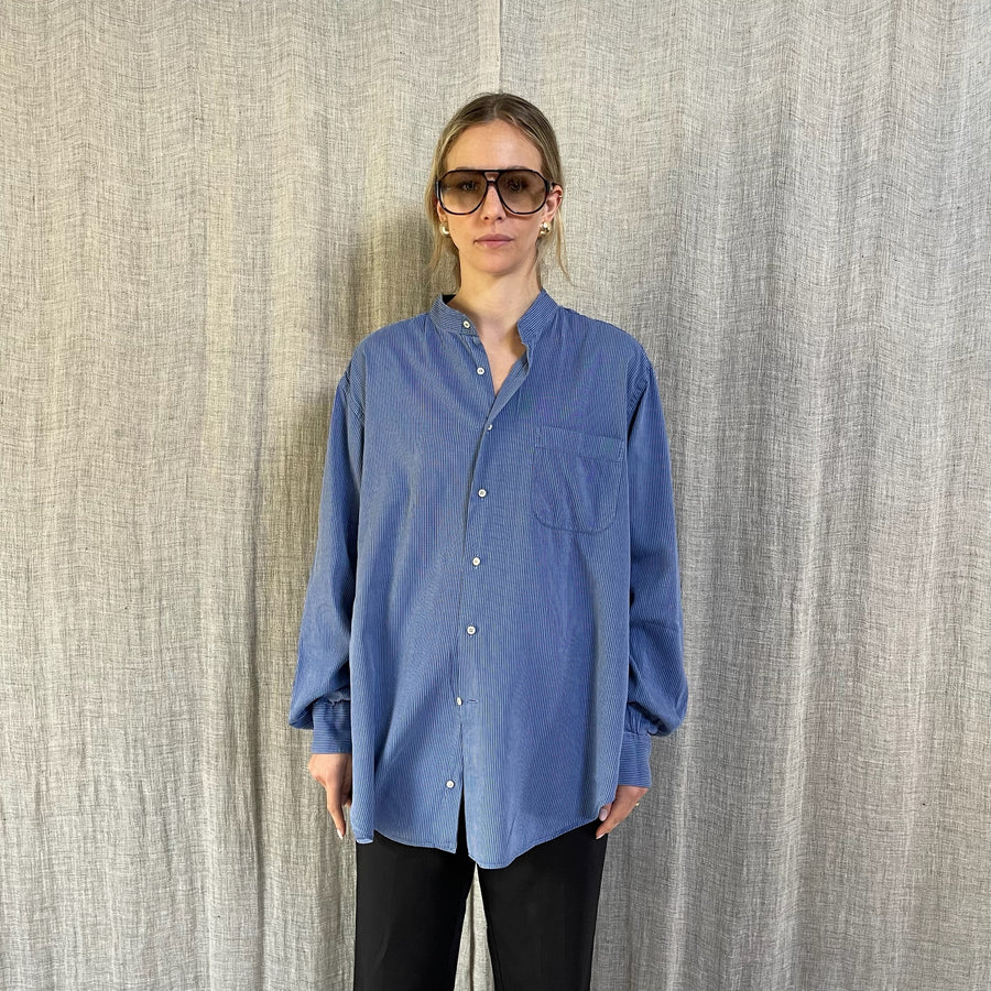 RELAXED BLUE SIMPLE SHIRT