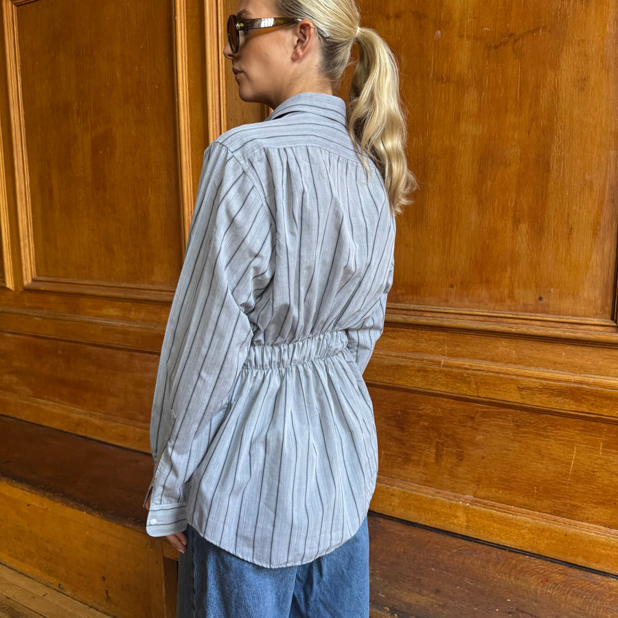 GREY STRIPE SHIRT