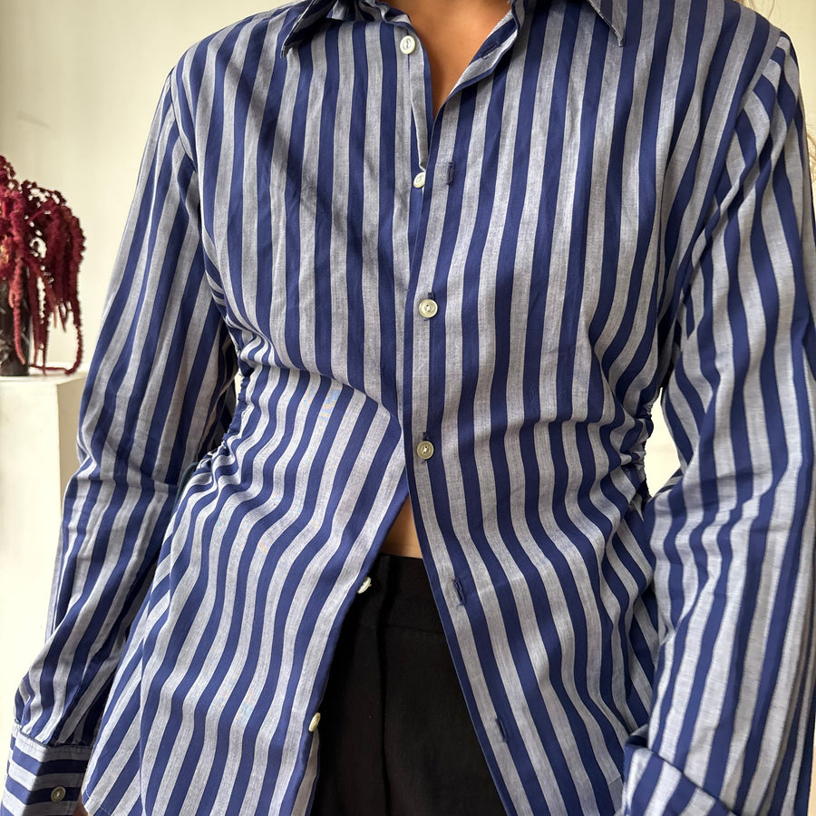 PARASOL STRIPE CINCH SHIRT