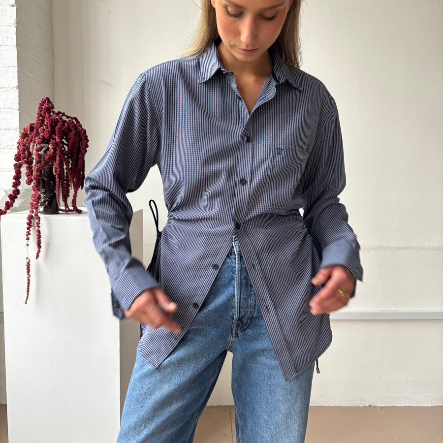 BLUE GREY CINCH SHIRT