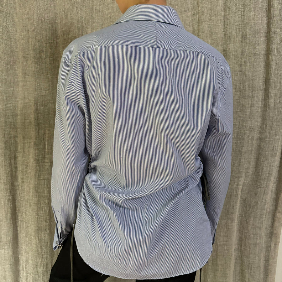 BLUE PINSTRIPE CINCH SHIRT