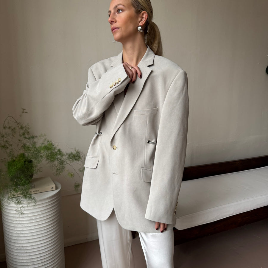 BEIGE HARDWARE FRONT BLAZER