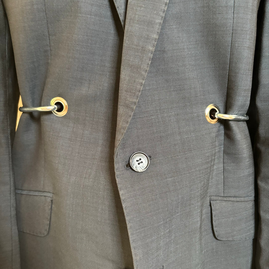 NAVY HARDWARE FRONT BLAZER