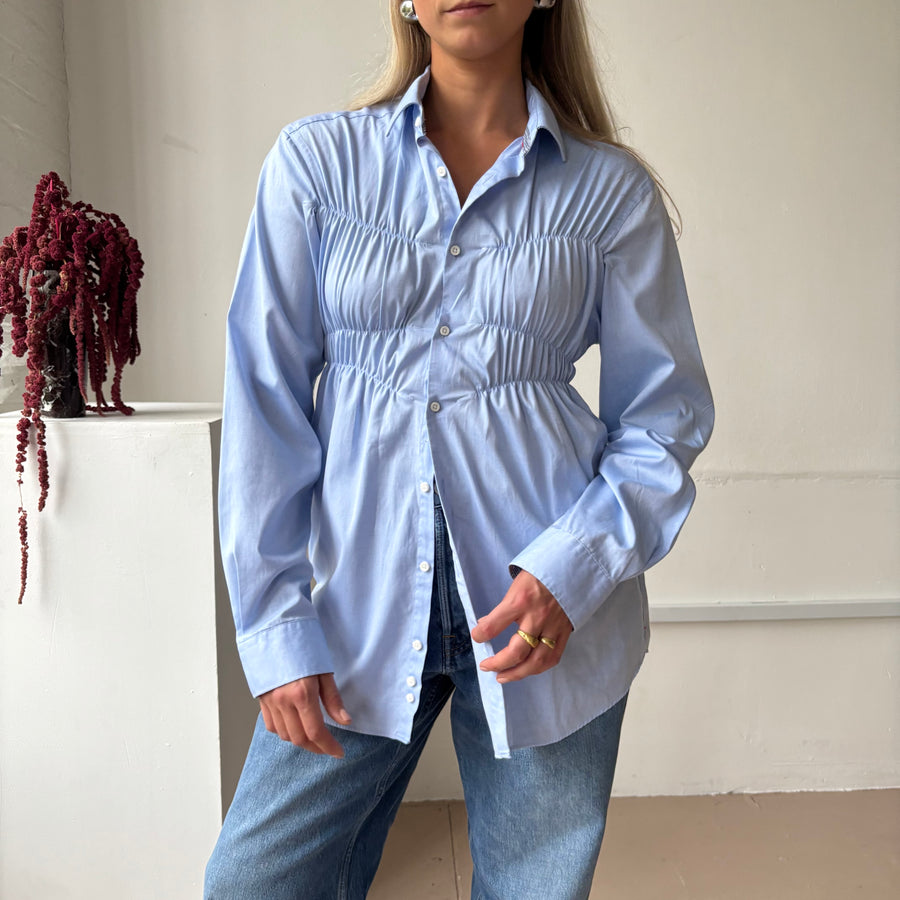 SKY BLUE ELASTIC SHIRT