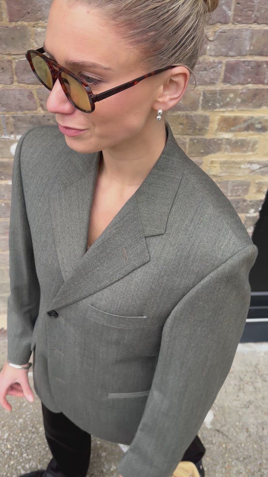 MOSS HARDWARE BACK BLAZER